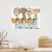 Church Choir Singing Poster (Keuken)