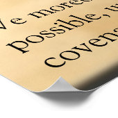 Church Covenant Poster (Hoek)