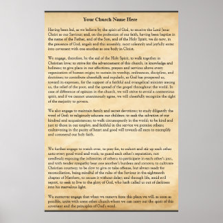 Church Covenant Poster
