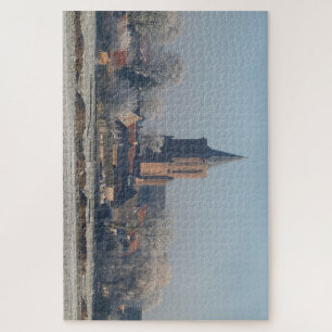 Church Dutch village winter, Legpuzzel