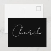 Church Feestdagenkaart (Voorkant / Achterkant)