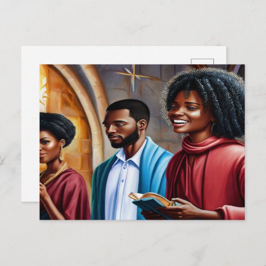 Church Folks 2 Christelijk Art Briefkaart (Voorkant / Achterkant)