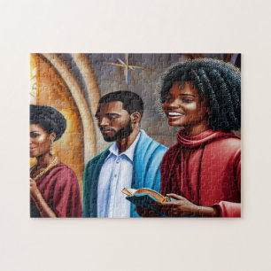 Church Folks 2 Christian Art Puzzle