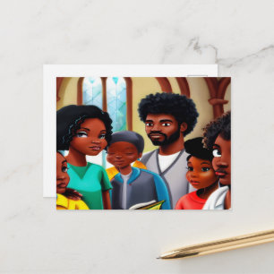 Church Folks Christelijk Art Briefkaart