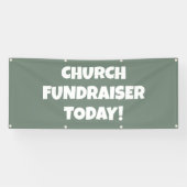 Church Fundraiser Today Banner (Horizontaal)
