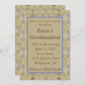 Church in Auvers Graduation Invitation (Devant / Derrière)