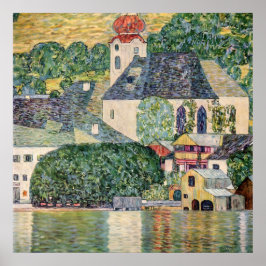 Church in Unterach on the Attersee by Gustav Klimt Poster