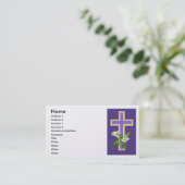 Church Invitation Visitekaartje (Staand voorkant)