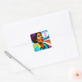 Church Lady Walk By Faith Art sticker (Enveloppe)