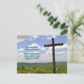 Church Mailer Easter Service Invitation Uitnodiging Briefkaart (Staand voorkant)