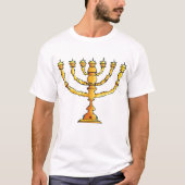 Church Menorah T-shirt (Voorkant)