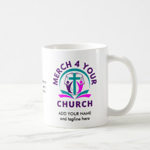 CHURCH MERCHANDISE Persoonlijk Je Logo toevoegen Koffiemok