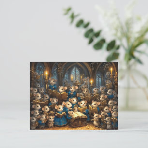 Church Mouse Choir Briefkaart