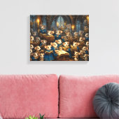 Church Mouse Choir Canvas Afdruk (Insitu (Woonkamer))