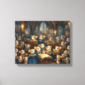 Church Mouse Choir Canvas Afdruk (Voorkant)