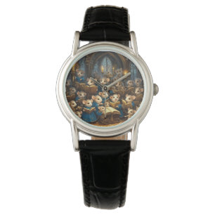 Church Mouse Choir Horloge