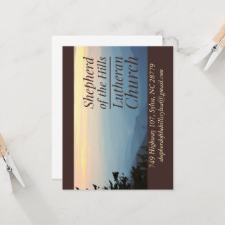 Church Notecard voor Shepherd of the Hills Kaart