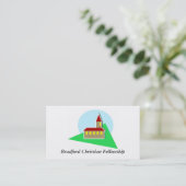 Church of Bradford Christelijk Fellowship Visitekaartje (Staand voorkant)
