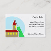 Church of Bradford Christelijk Fellowship Visitekaartje (Achterkant)