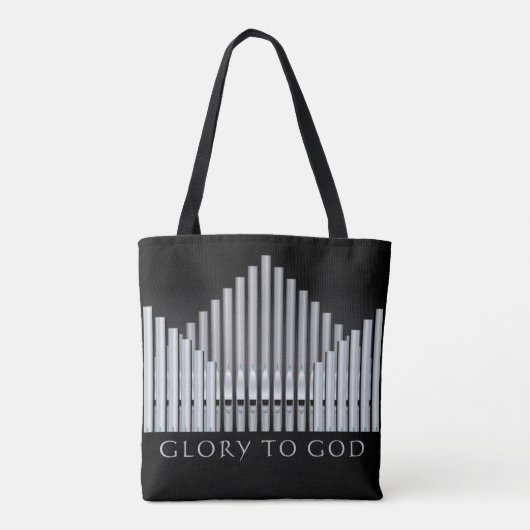 Church Organist All-Over-Print Tas, schouder Tas (Achterkant)