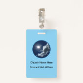 Church Pastor Clergy Faith Name Badges (Achterkant met clip)