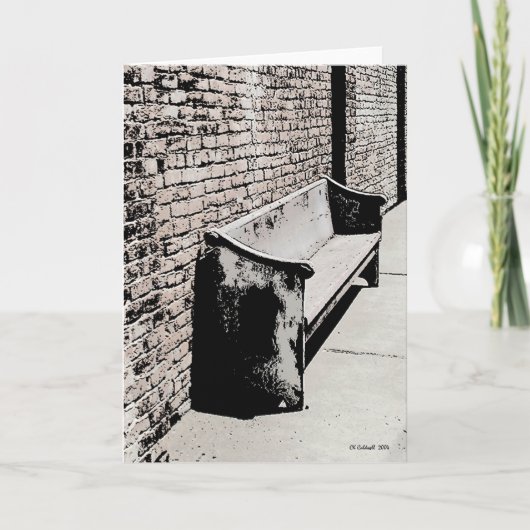 Church Pew Kaart (Voorkant)