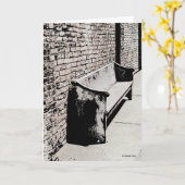 Church Pew Kaart (Gele Bloem)