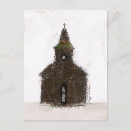 Church Postcard Briefkaart (Voorkant)