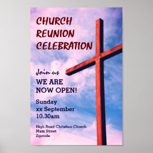 CHURCH REUNION-CELEBRATIE heropenen Poster
