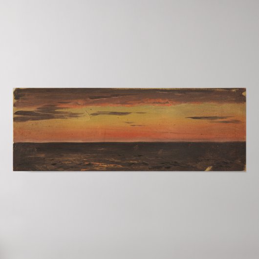 Church - Seascape 1859 Poster (Voorkant)