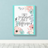 Church Secretaries Stretched Canvas Print (Insitu (Houten vloer))
