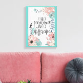 Church Secretaries Stretched Canvas Print (Insitu (Woonkamer))