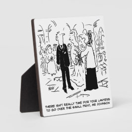 Church Service Wedding Vicar zegt nee tegen advoca Fotoplaat