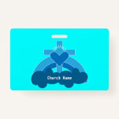 Church Societies Groups and Clubs Coffee Mok Squar Badge (Voorkant)