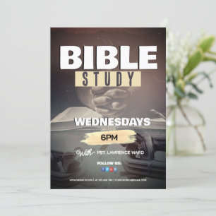 Church Sunday Service Flyer Design Kaart