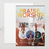 Church Sunday Service  Flyer Design Kaart (Voorkant / Achterkant)