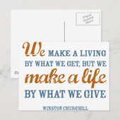 churchill-a life-NOBRK Briefkaart (Voorkant / Achterkant)