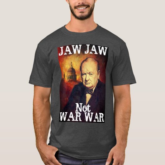 Churchill Anti-War T-shirt (Voorkant)