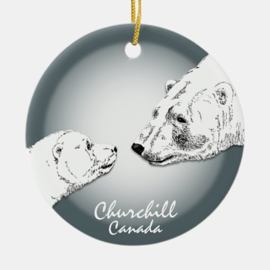 Churchill Canada Ornament Polar Beer Keepslag (Voorkant)
