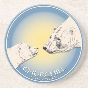 Churchill Canada Souvenir Onderzetters Churchill G