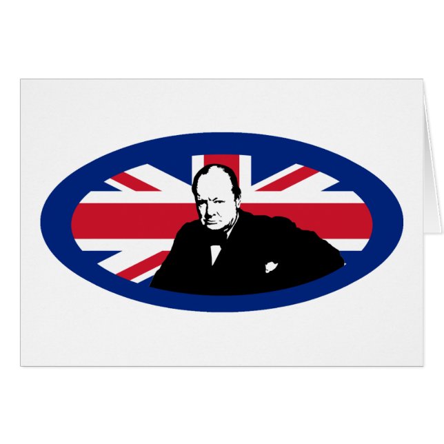 Churchill et Union Jack (Devant horizontal)