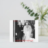 Churchill & Famous Marriage Quote Briefkaart (Staand voorkant)