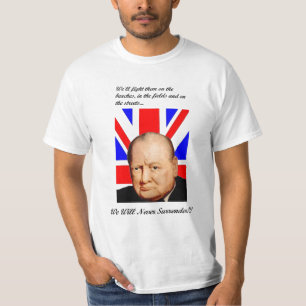 Churchill ne rendent jamais le T-shirt de base