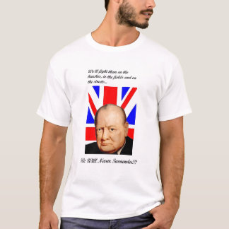 Churchill ne rendent jamais le T-shirt de base