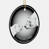 Churchill Ornament Personalized Polar Beer Souveni (Rechts)