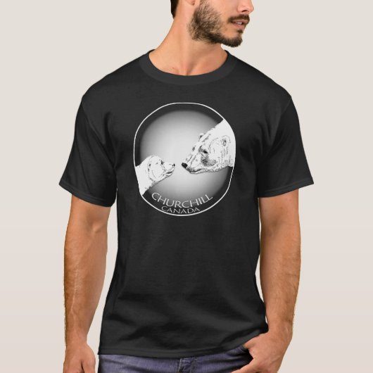 Churchill Souvenir Polar Beer Art T-Shirts & Gifts (Voorkant)