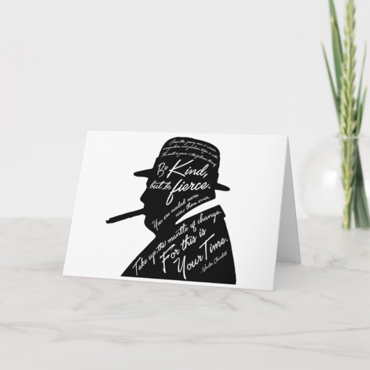Churchill-Wenskaart Kaart (Voorkant)