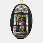 churchwindow uit brezje - slovenië keramisch ornament (Links)