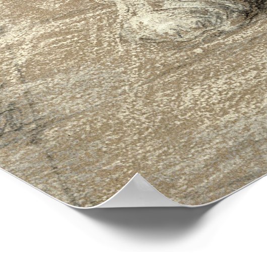 Churning Butter, 1866-68 Poster (Hoek)