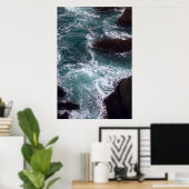 Churning Pacific Ocean Print (Thuiskantoor)